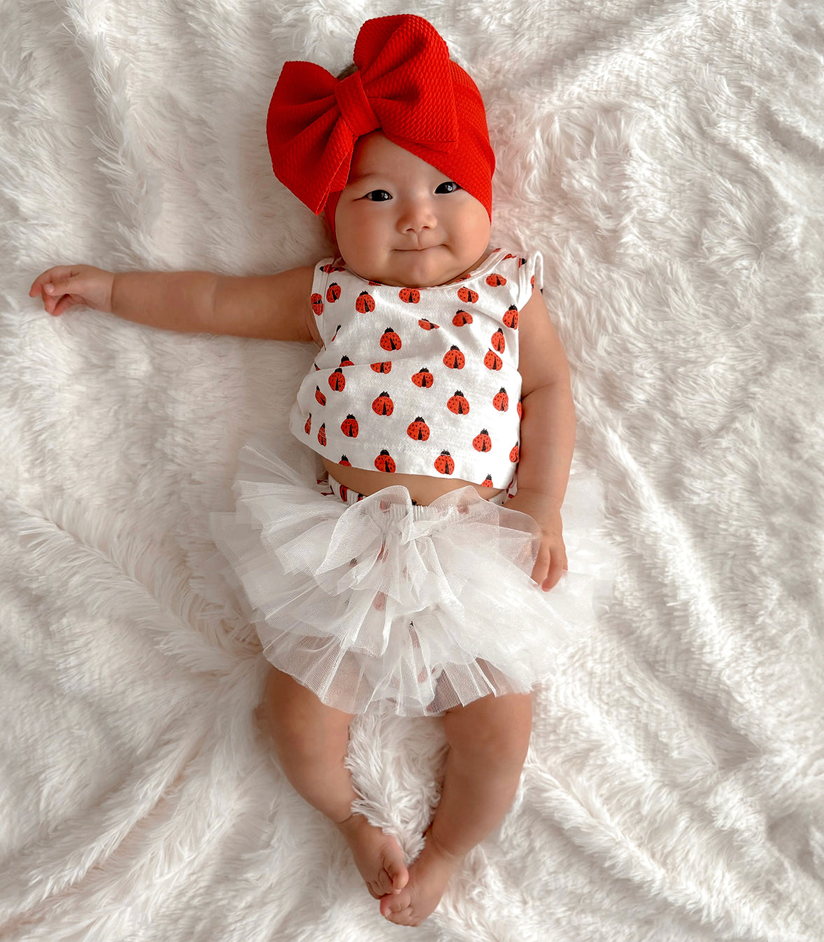 Ladybug / Organic Tutu Bloomer Set