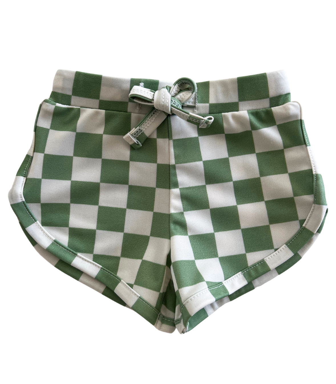 Lime Checkerboard / Laguna Swim Short / UPF 50+