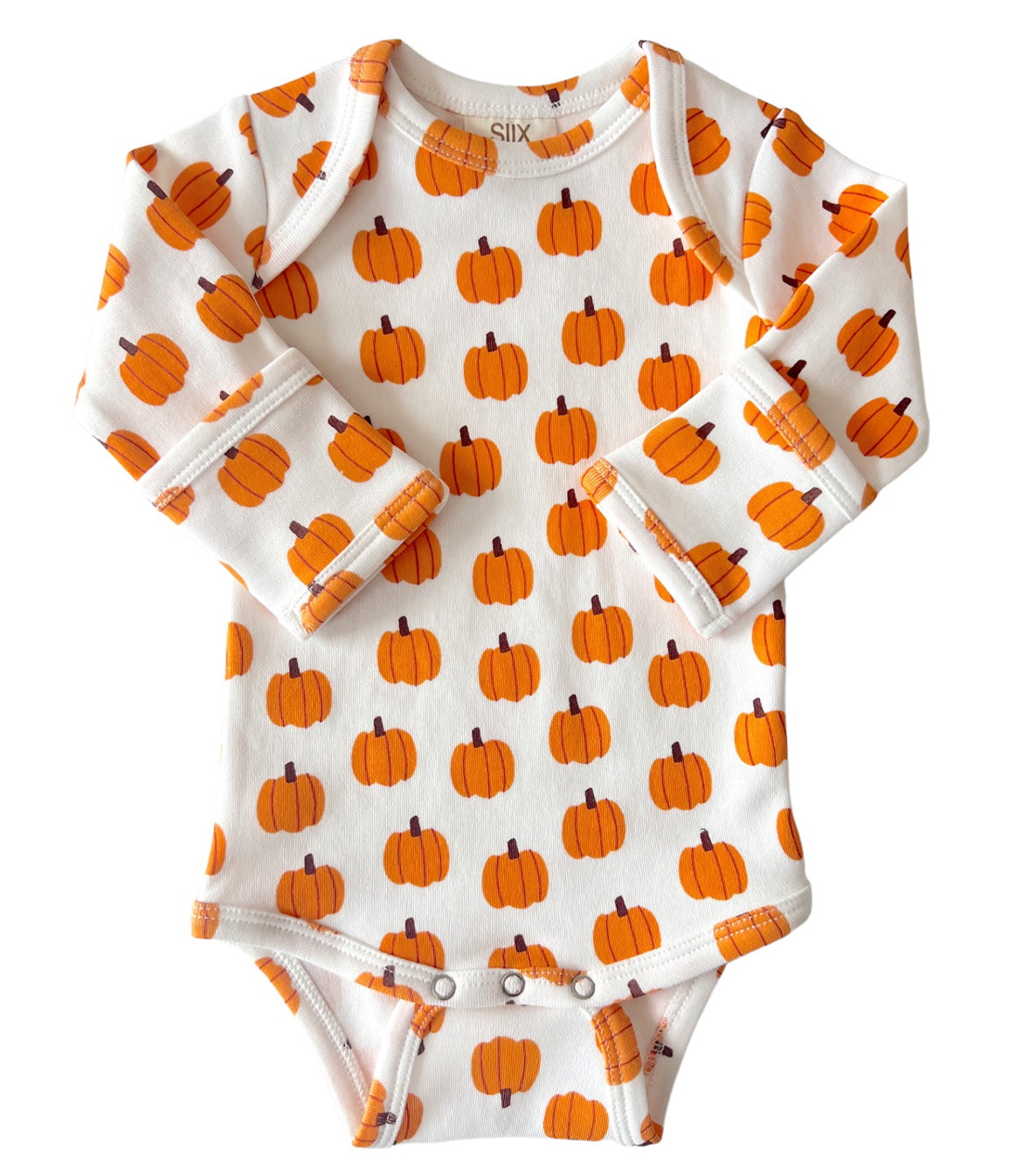 Pumpkin / Organic Long Sleeve Bodysuit