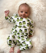 Halloween Monster / Organic Long Sleeve Tee & Pant Set