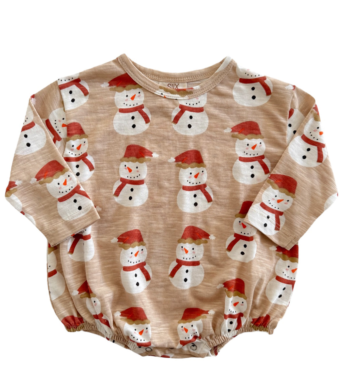 Snowman / Organic Long Sleeve T-Shirt Bubble