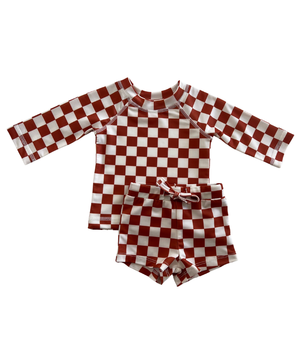 Stracciatella Checkerboard / Mar Rashguard Set / UPF 50+