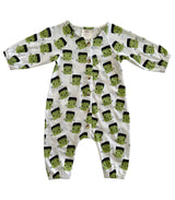 Halloween Monster / Organic Long Sleeve Bay Jumpsuit