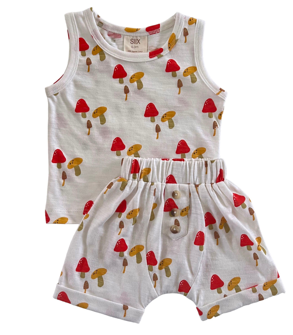 Mushroom / Organic Tank & Short Set