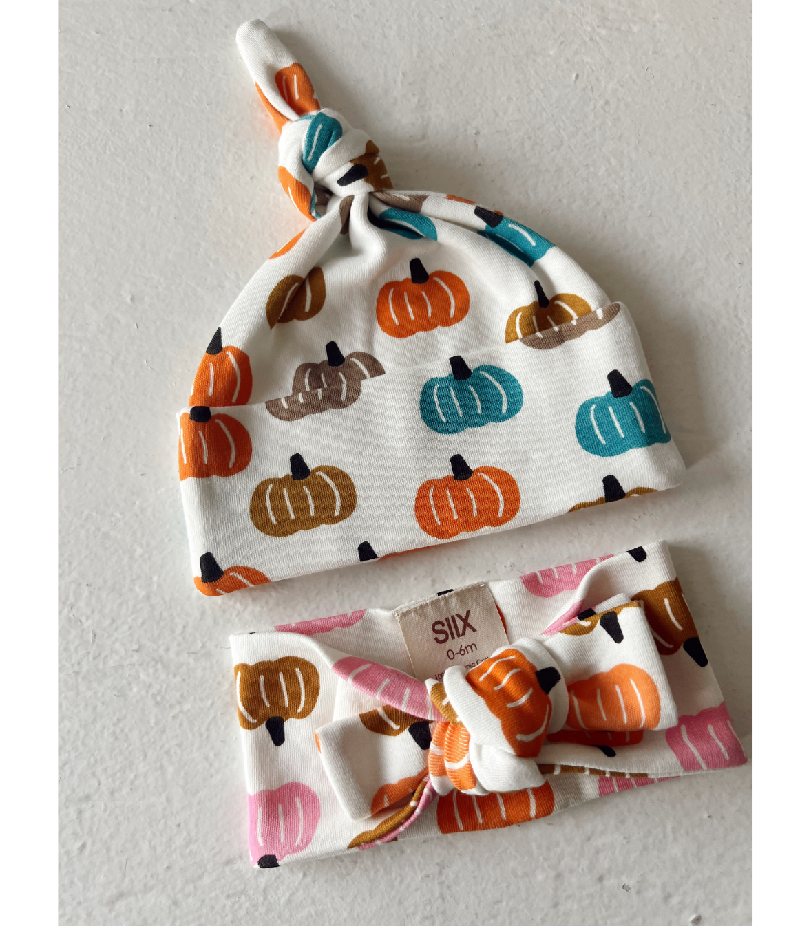 Pink Pumpkin Patch / Organic Bow