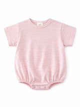 Pink Stripe / Ribbed T-Shirt Bubble