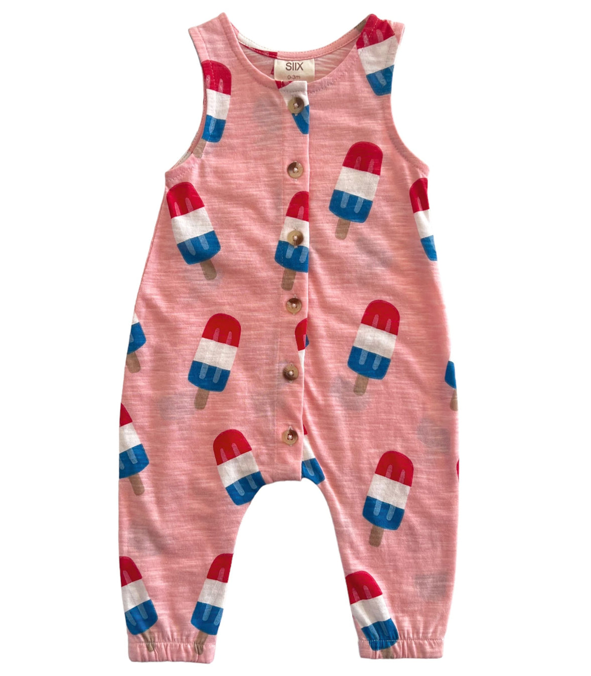 Popsicle Pink / Organic Bay Jumpsuit