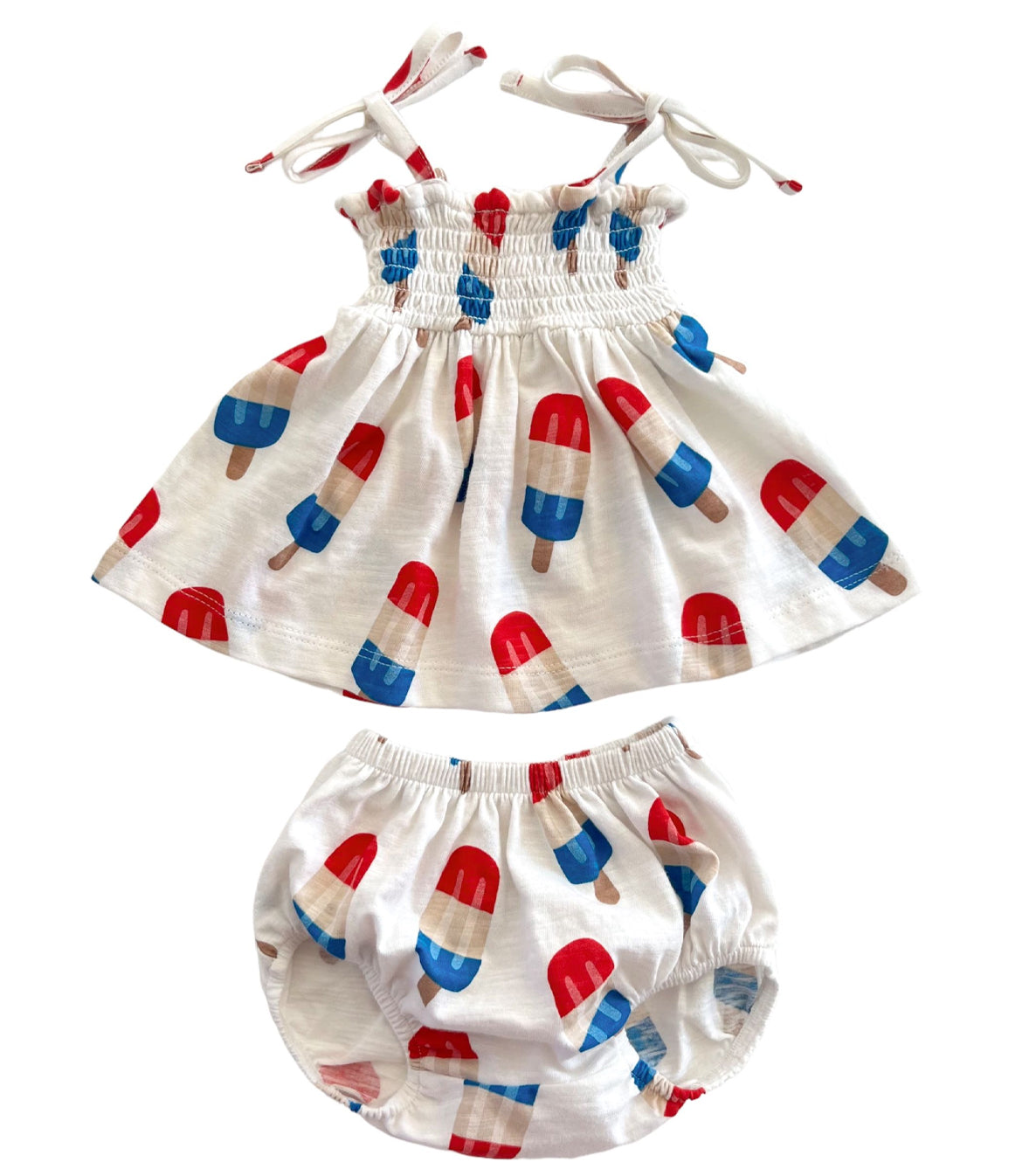 Popsicle / Organic Smocked Set