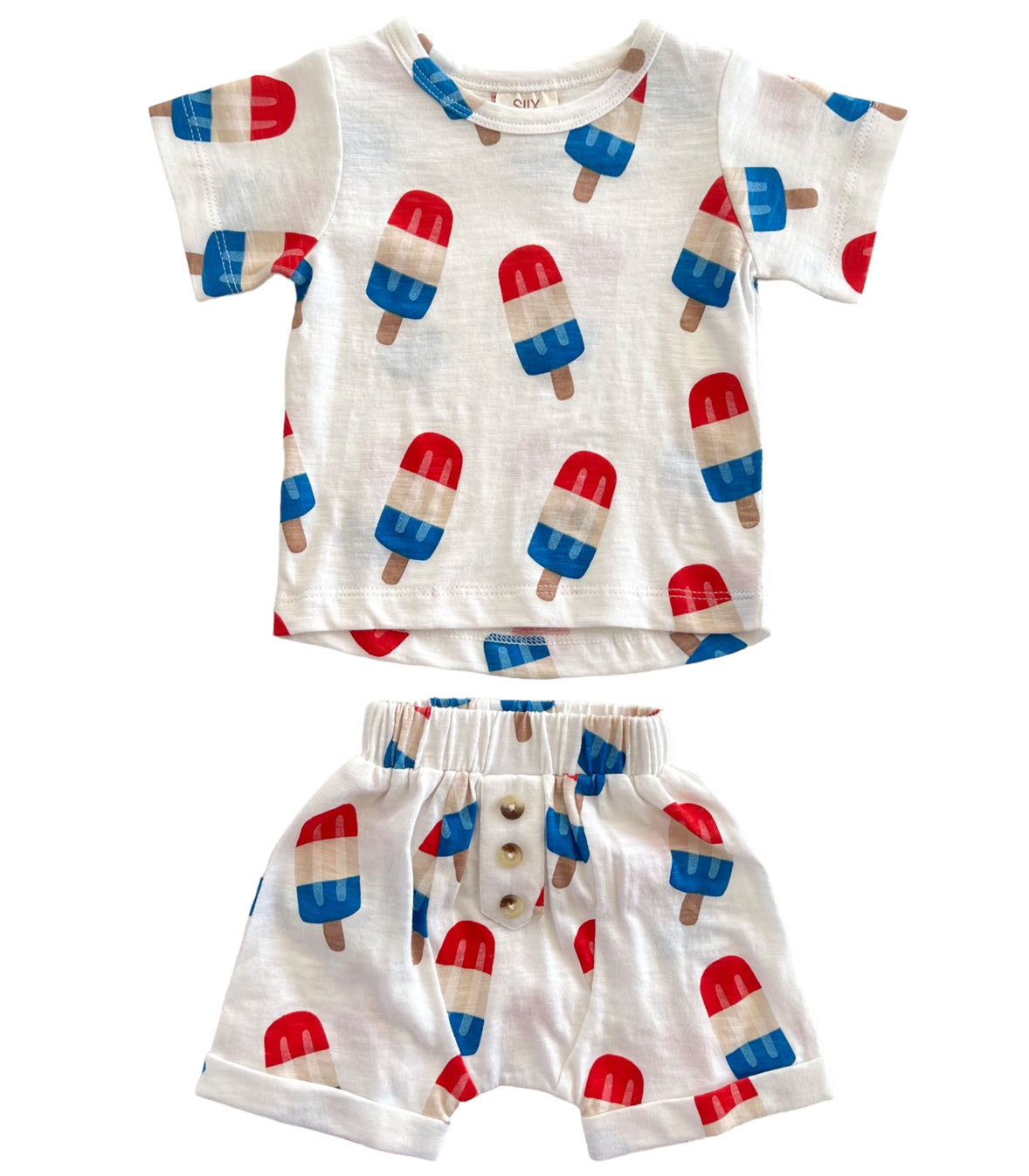 Popsicle / Organic Tee & Short Set