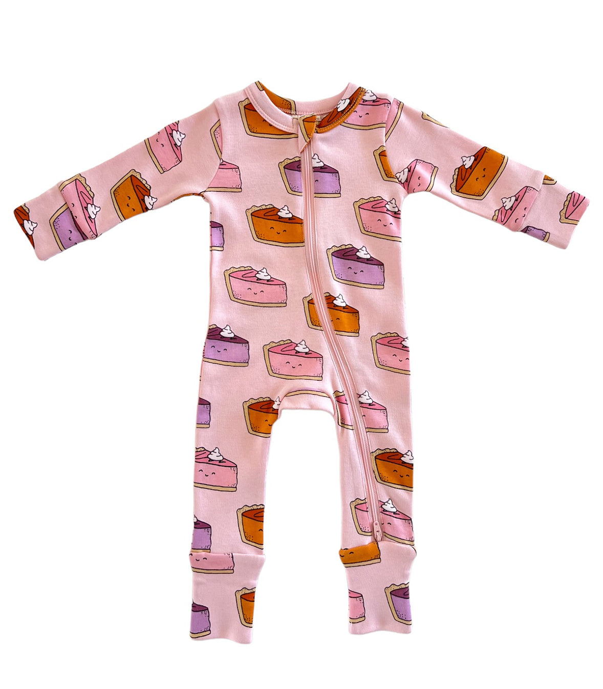 Pumpkin Pie / Organic 2-Way Zip Romper