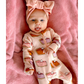 Pumpkin Pie / Organic 2-Way Zip Romper