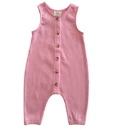 Pink / Organic Ribbed Bay Jumpsuit