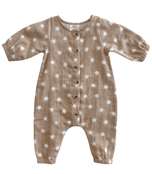 Sand Sun / Organic Long Sleeve Bay Jumpsuit