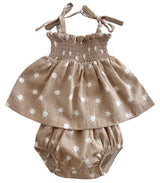 Sand Sun / Organic Smocked Set