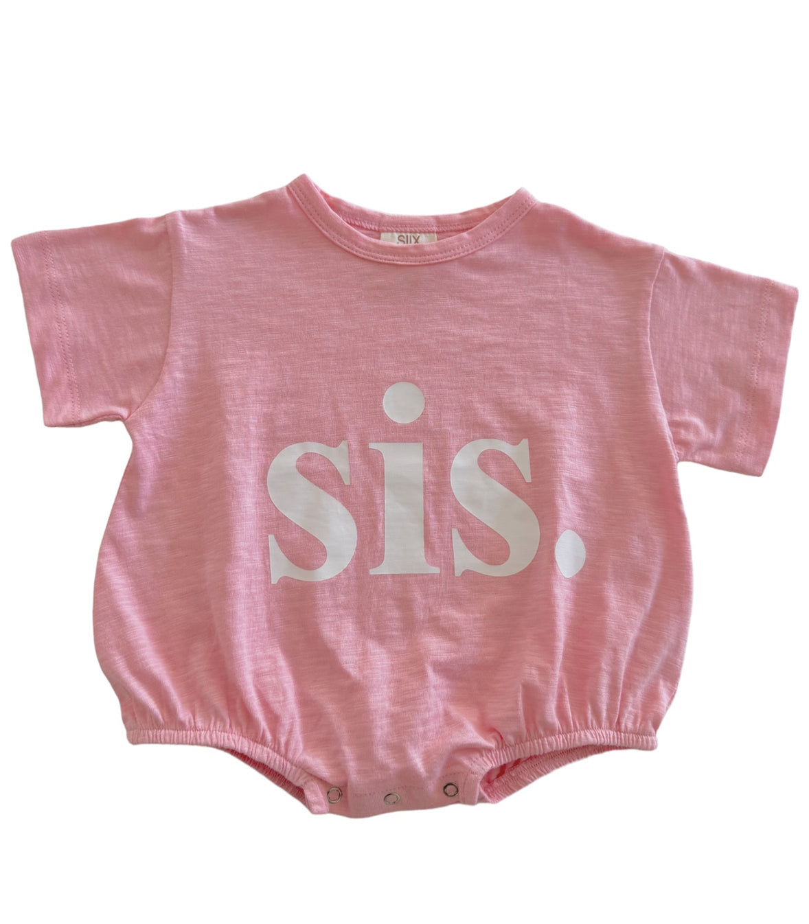 SIS Pink / Organic Graphic T-Shirt Bubble