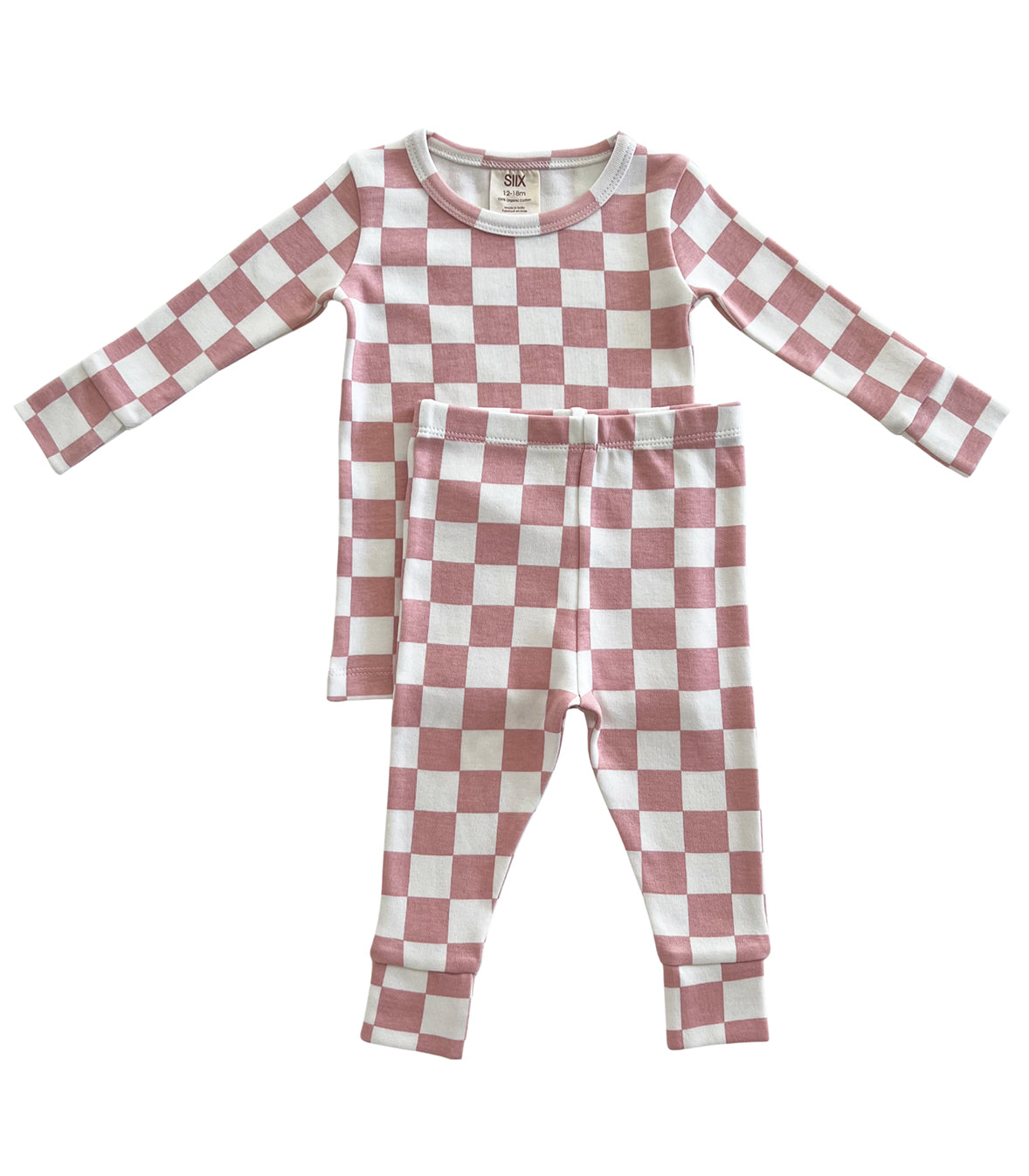 Strawberry Shortcake Checkerboard / Organic 2-Piece Set