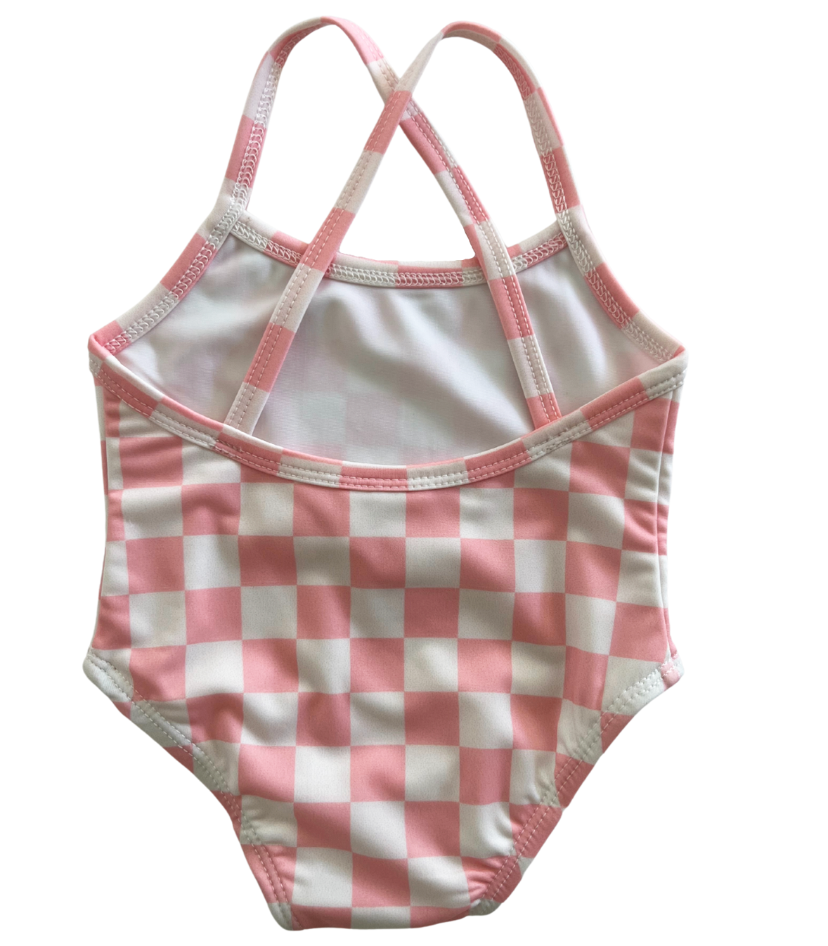 Strawberry Shortcake Checkerboard / Marina Swimsuit / UPF 50+