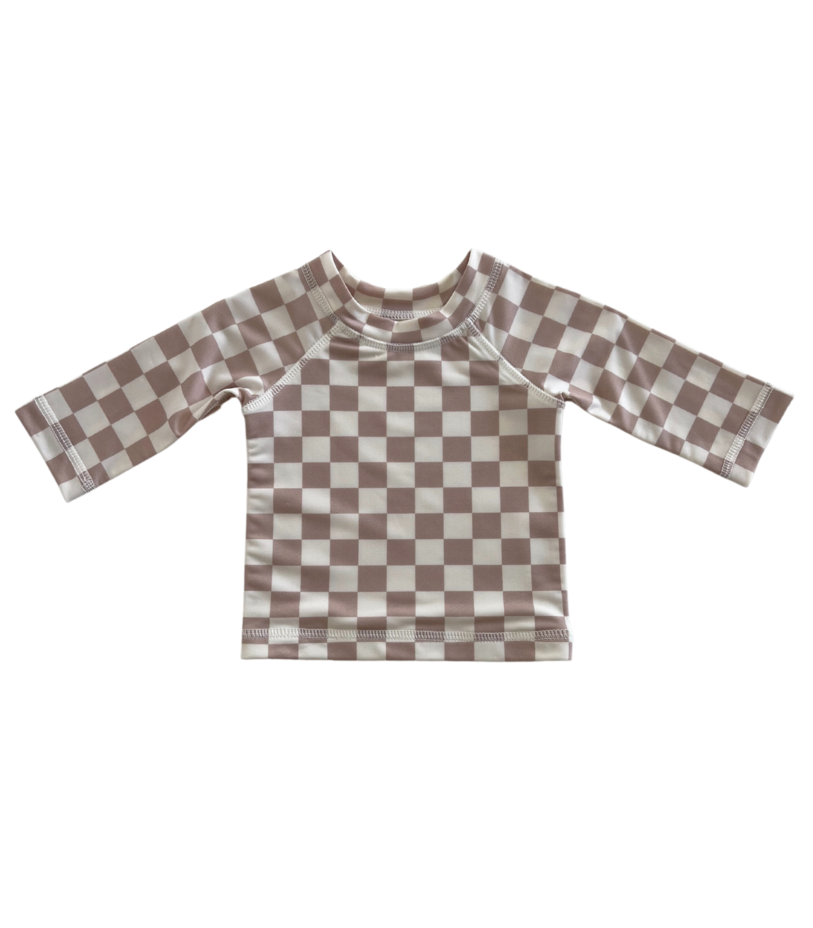 Tiramisu Checkerboard / Maui Rashguard / UPF 50+