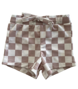 Tiramisu Checkerboard / Riviera Swim Short / UPF 50+