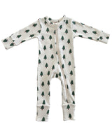 Trees / Organic 2-Way Zip Romper