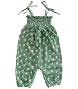 Tree / Organic Smocked Jumpsuit