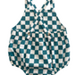 Pacific Checkerboard / Organic August Sunsuit