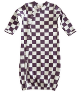 Berry Cheesecake Checkerboard / Organic Gown