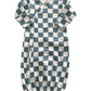 Blueberry Muffin Checkerboard / Organic Gown