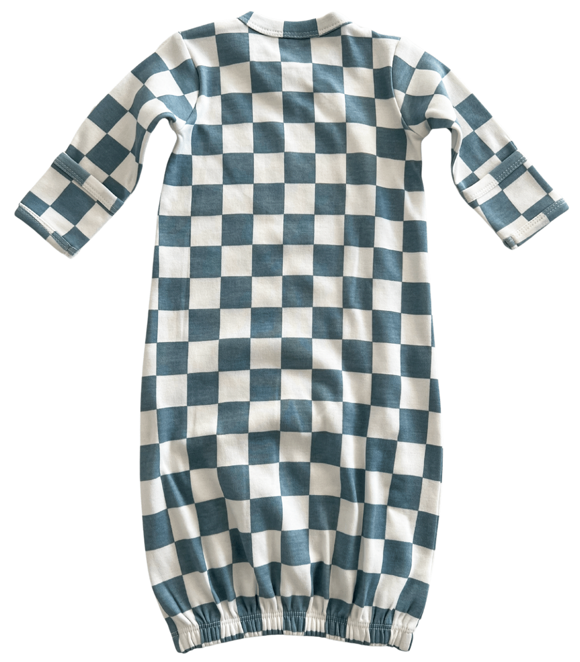 Blueberry Muffin Checkerboard / Organic Gown