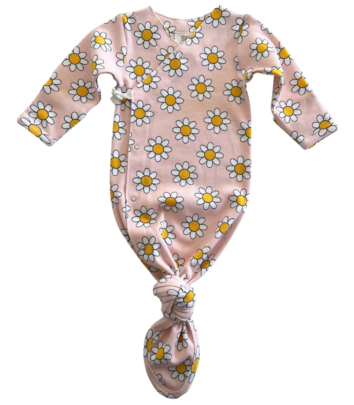 Daisy Pop Taffy / Organic Kimono Knot Gown