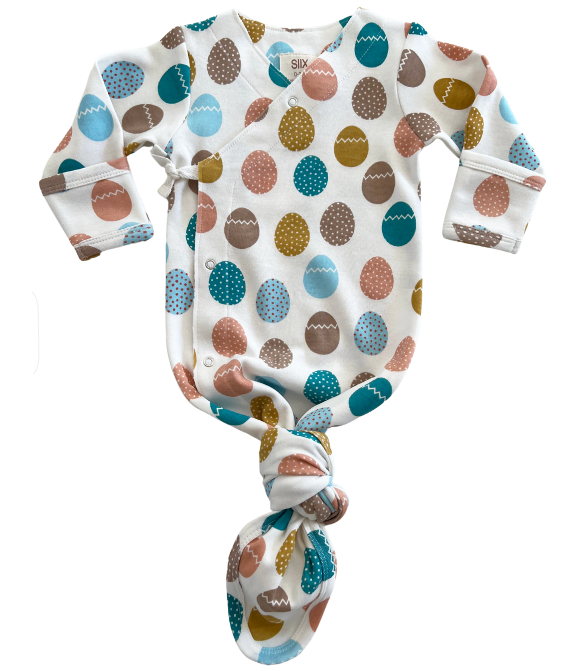 Easter Egg Hunt / Organic Kimono Knot Gown