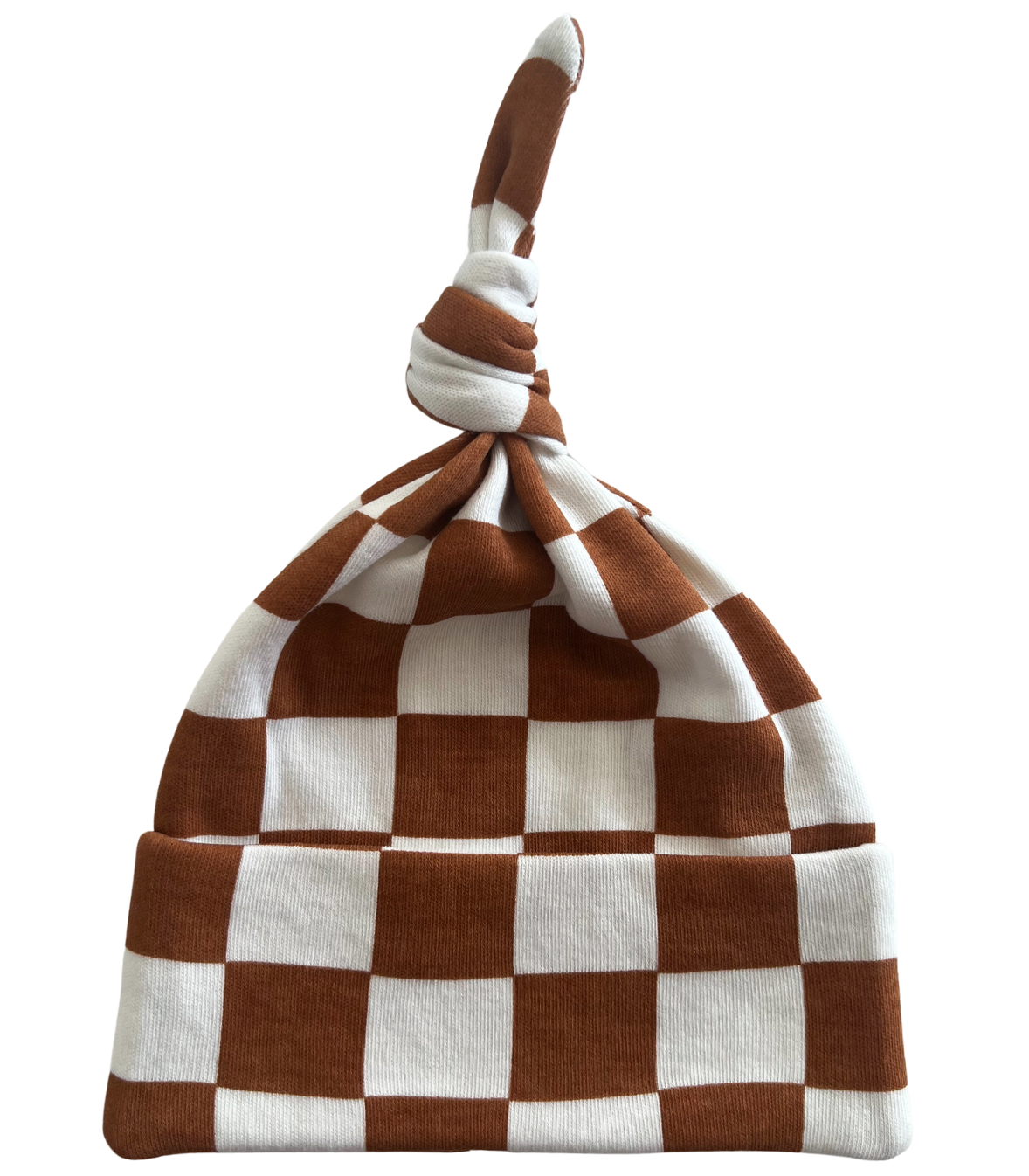 Stracciatella Checkerboard / Organic Beanie