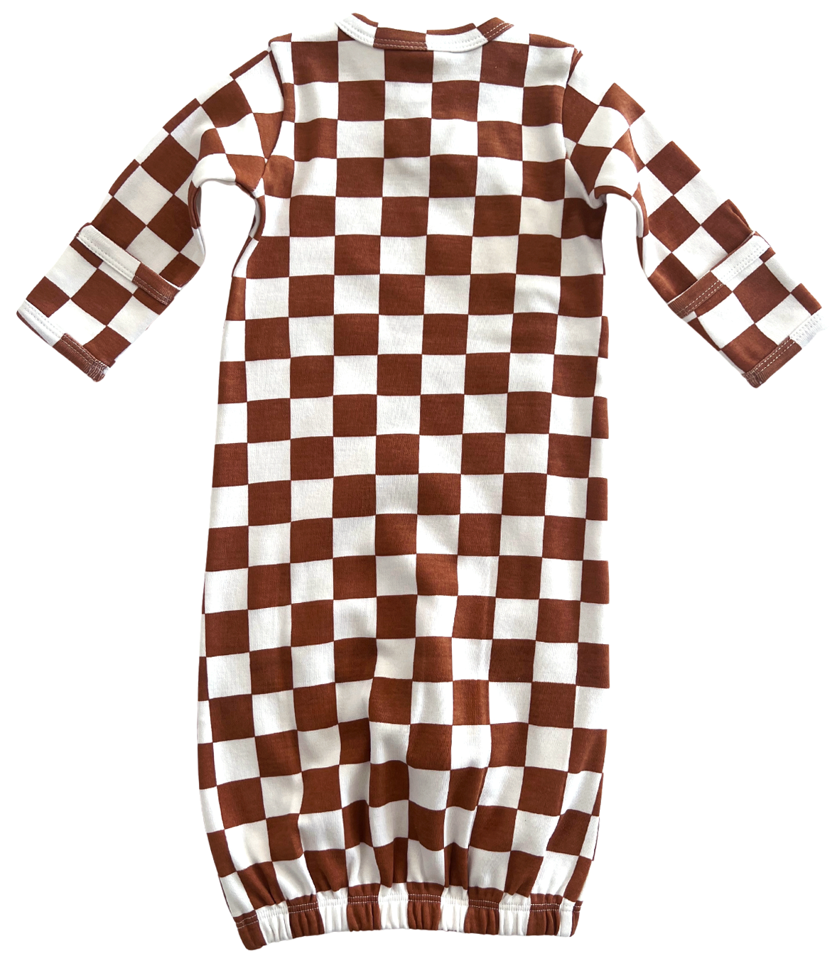 Stracciatella Checkerboard / Organic Gown